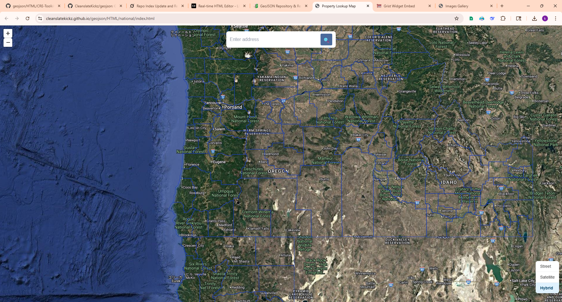 Property Lookup Map